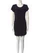 Diane von Furstenberg Scoop Neck Mini Dress