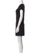 Diane von Furstenberg Scoop Neck Mini Dress