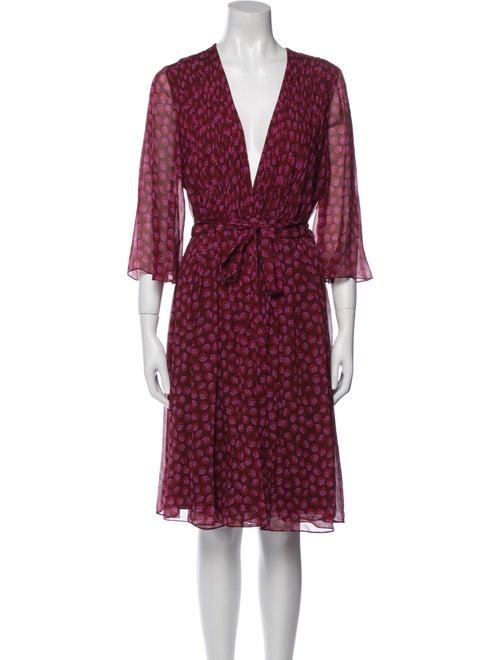 Diane von Furstenberg Silk Knee-Length Dress
