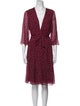 Diane von Furstenberg Silk Knee-Length Dress
