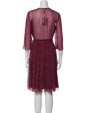 Diane von Furstenberg Silk Knee-Length Dress