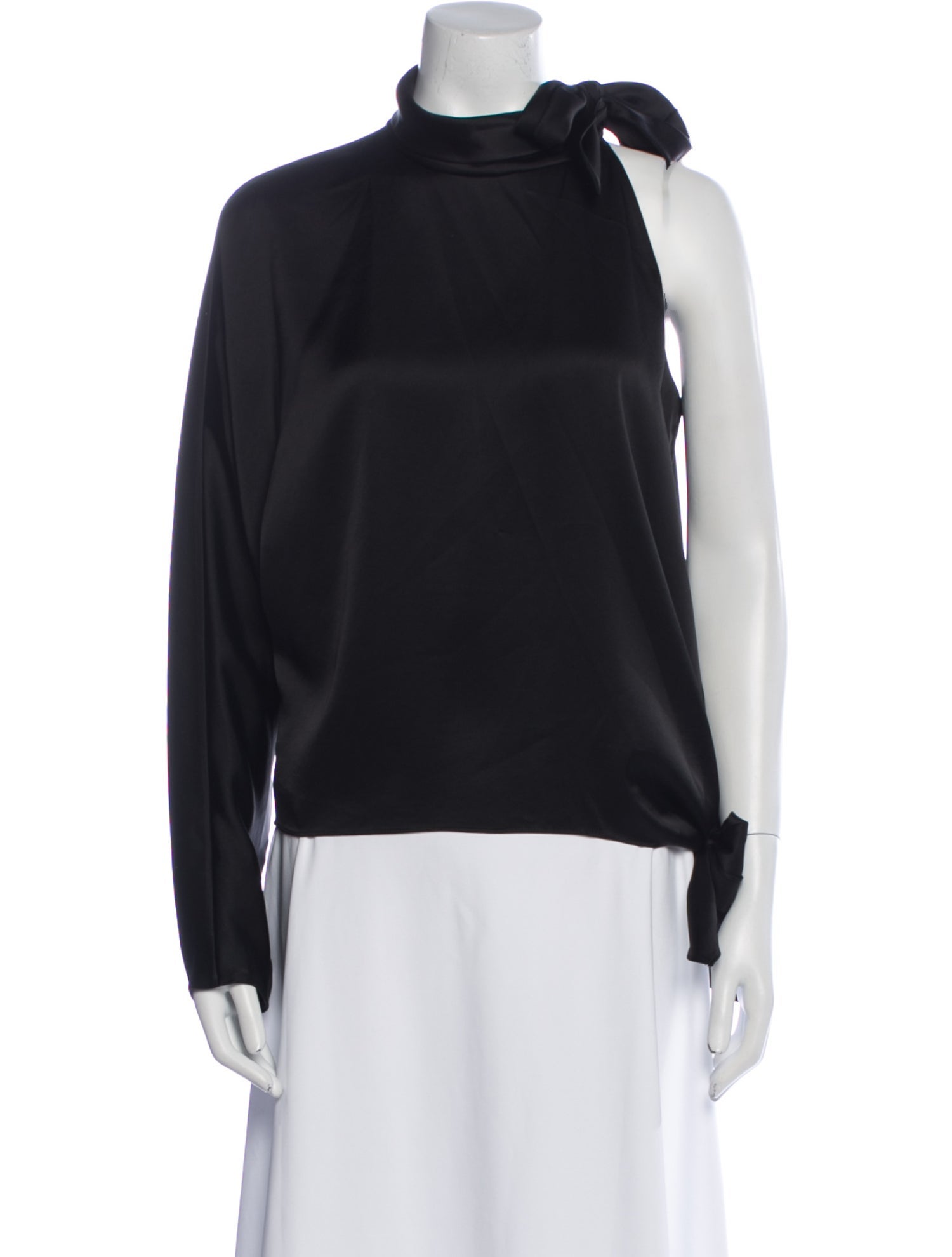 Diane von Furstenberg Mock Neck Long Sleeve Sweatshirt