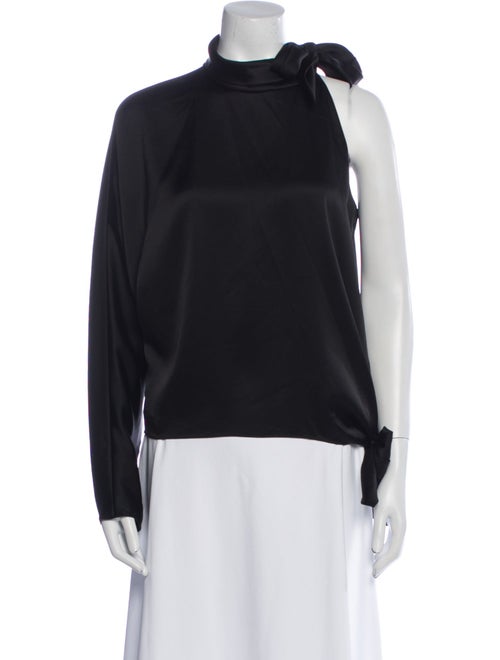 Diane von Furstenberg Mock Neck Long Sleeve Sweatshirt