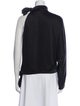 Diane von Furstenberg Mock Neck Long Sleeve Sweatshirt