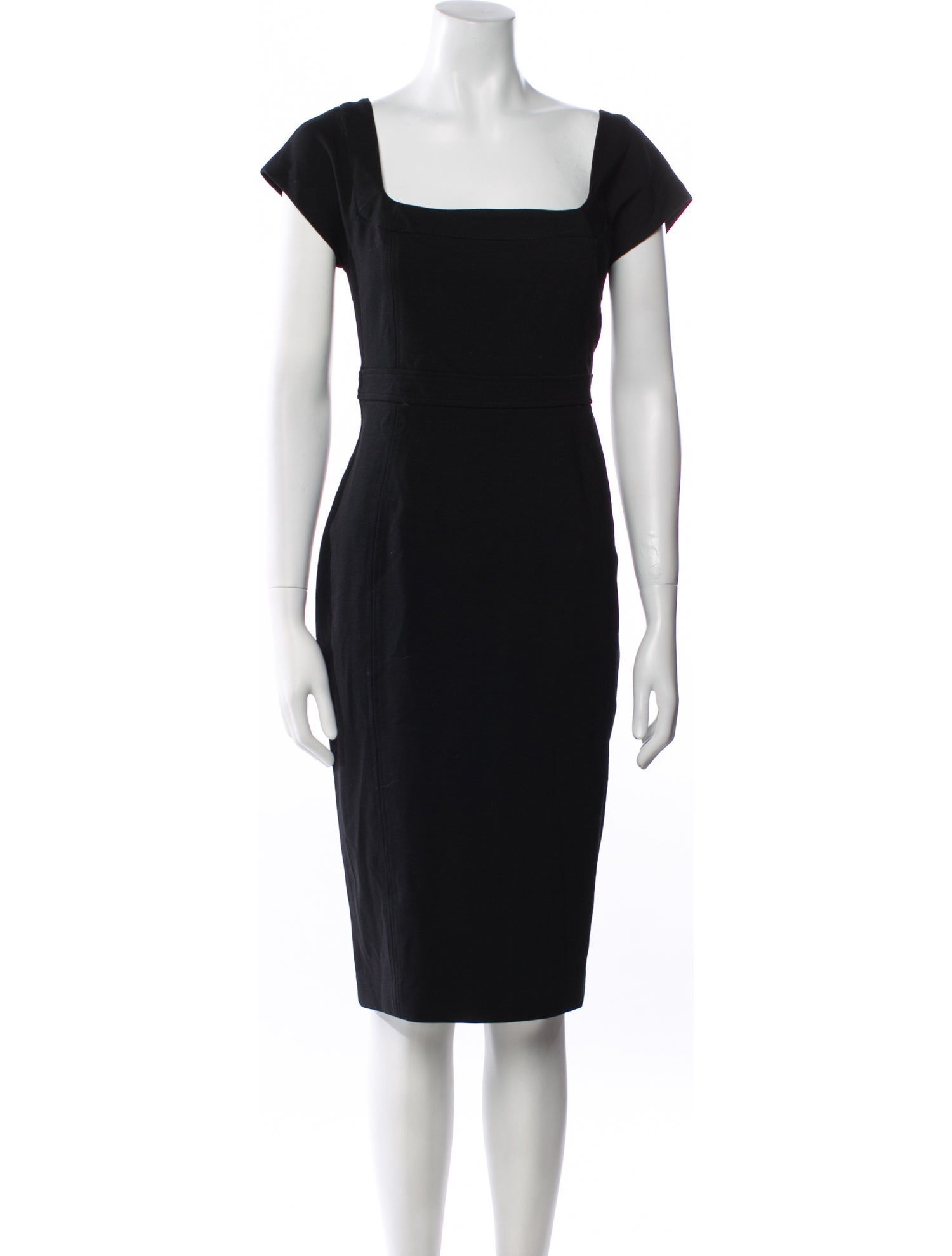 Diane von Furstenberg Square Neckline Knee-Length Dress