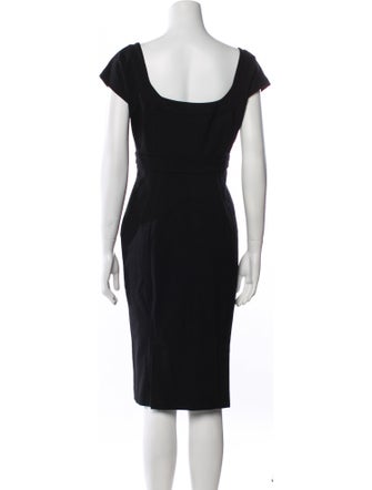 Diane von Furstenberg Square Neckline Knee-Length Dress