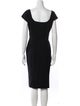 Diane von Furstenberg Square Neckline Knee-Length Dress