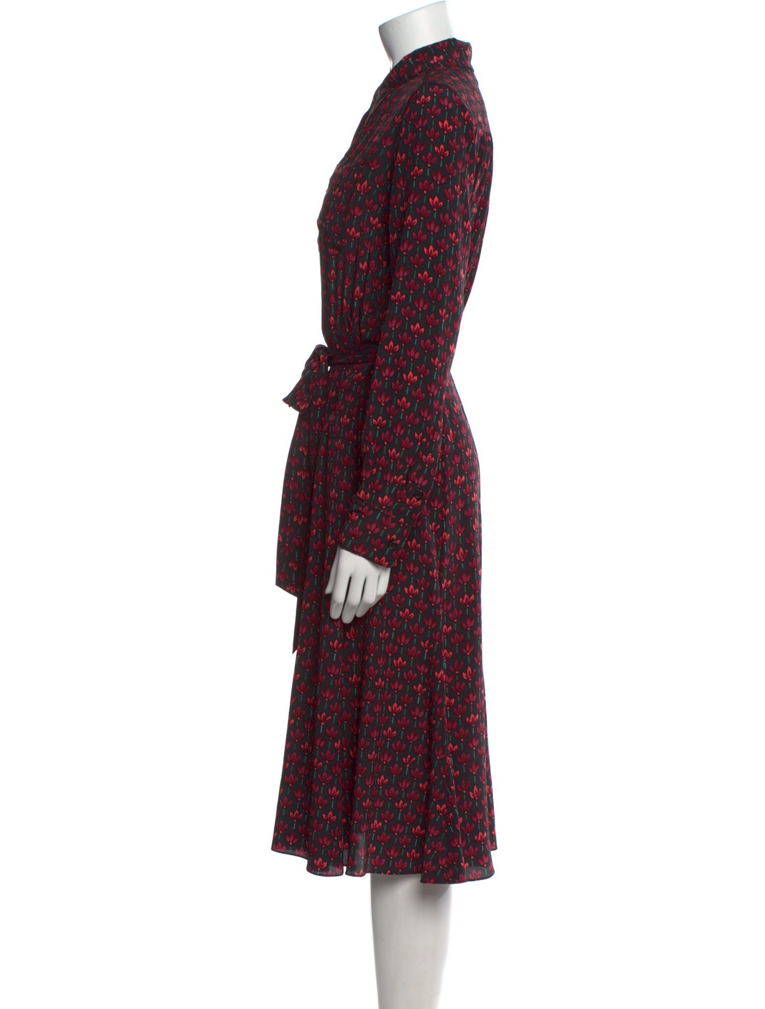 Diane von Furstenberg Silk Midi Length Dress w/ Tags