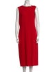 Diane von Furstenberg Bateau Neckline Midi Length Dress