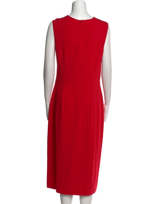 Diane von Furstenberg Bateau Neckline Midi Length Dress