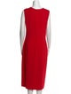 Diane von Furstenberg Bateau Neckline Midi Length Dress