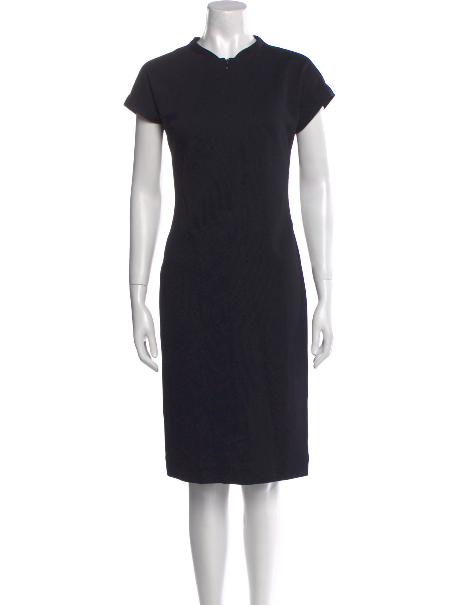 Diane von Furstenberg Mock Neck Knee-Length Dress