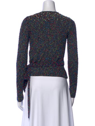 Diane von Furstenberg Printed V-Neck Top