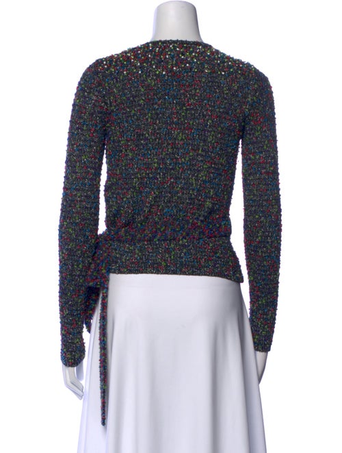 Diane von Furstenberg Printed V-Neck Top