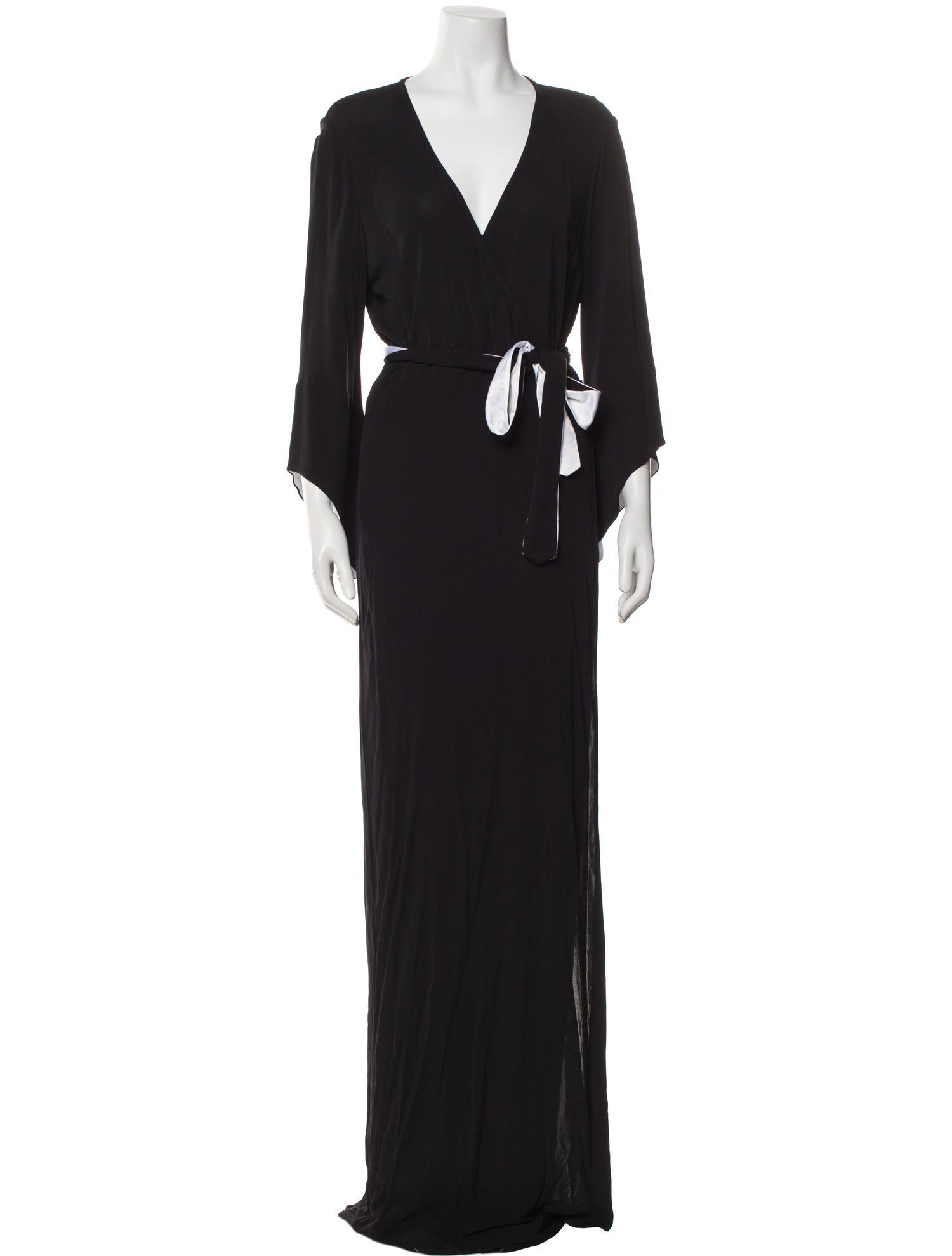 Diane von Furstenberg V-Neck Long Dress