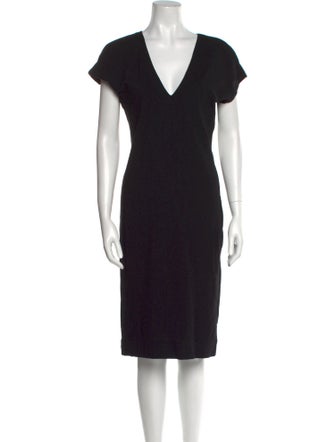 Diane von Furstenberg V-Neck Knee-Length Dress