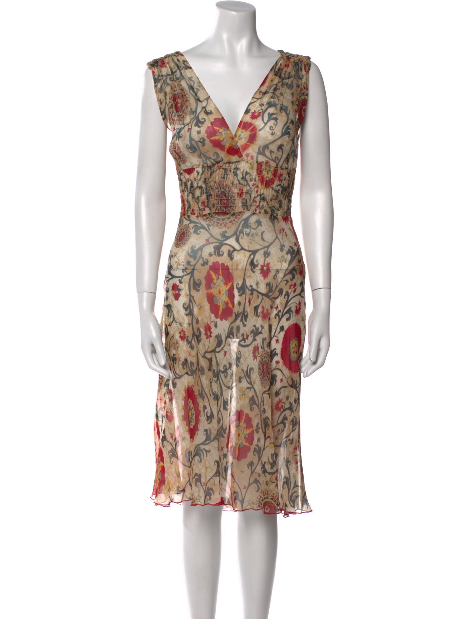 Diane von Furstenberg Silk Midi Length Dress