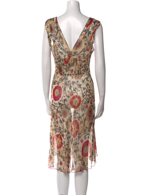 Diane von Furstenberg Silk Midi Length Dress