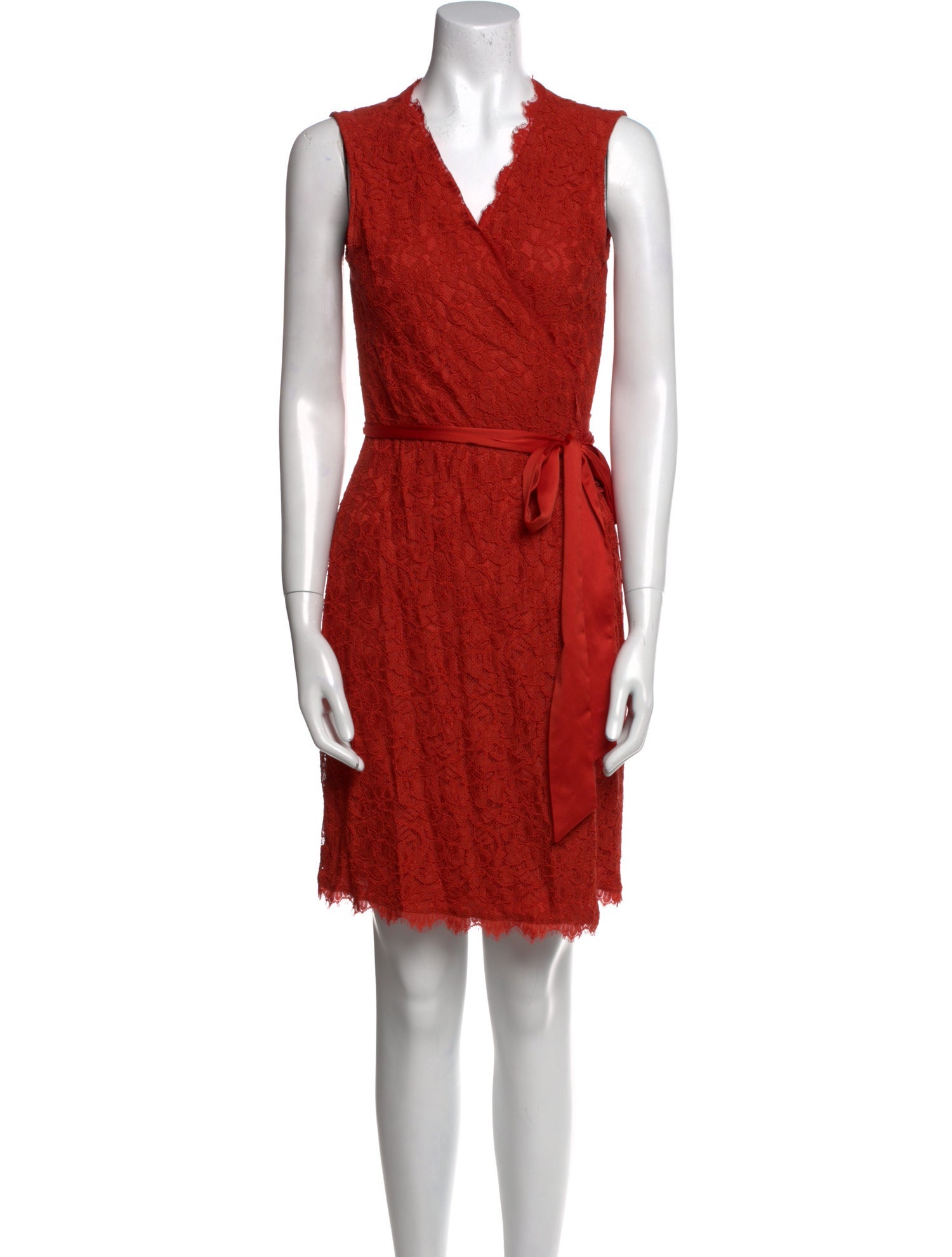 Diane von Furstenberg V-Neck Midi Length Dress