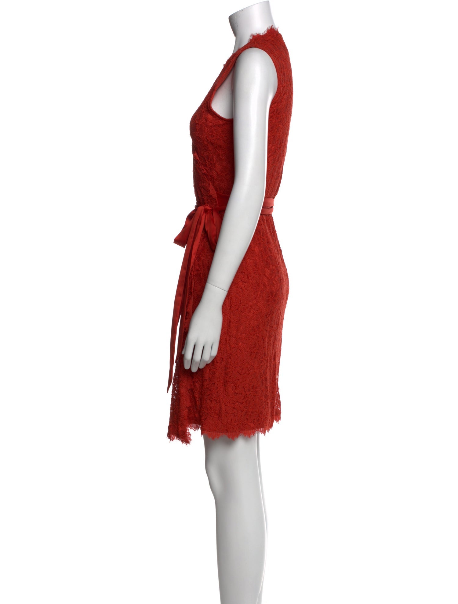 Diane von Furstenberg V-Neck Midi Length Dress