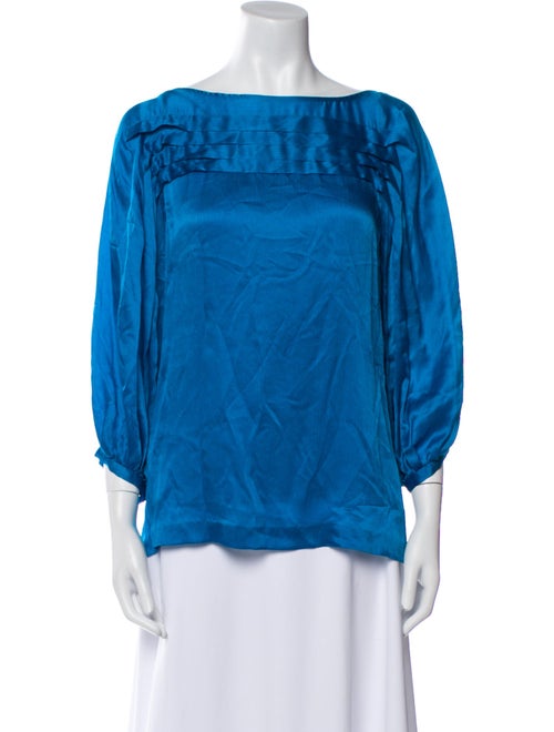 Diane von Furstenberg Silk Pleated Accents Set