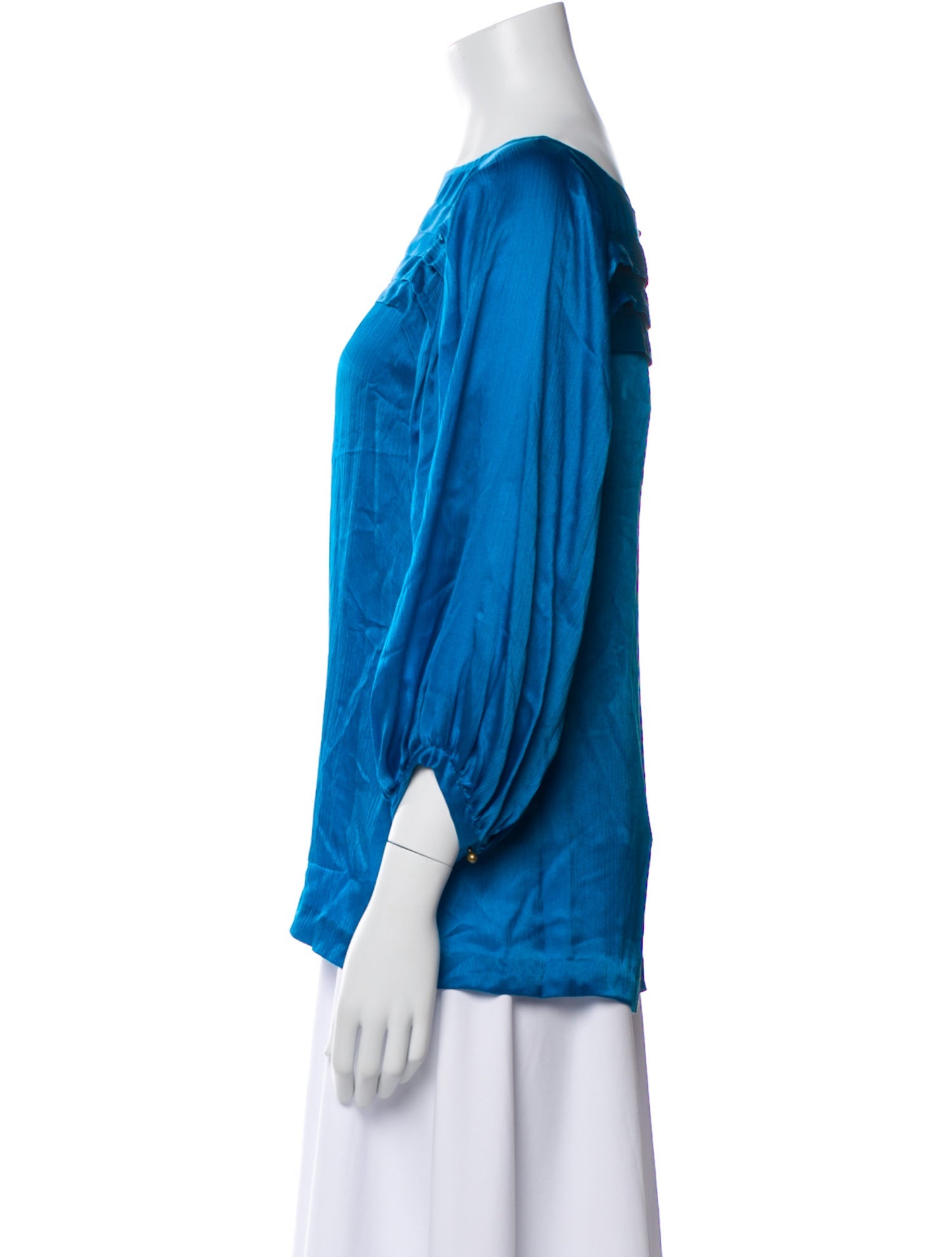 Diane von Furstenberg Silk Pleated Accents Set