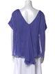 Diane von Furstenberg Silk V-Neck Blouse