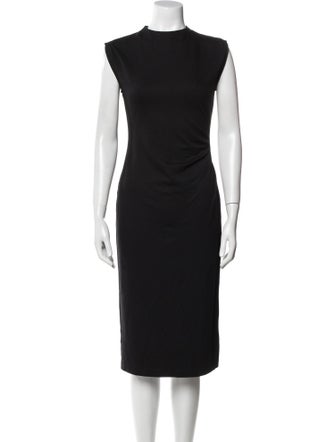 Diane von Furstenberg Crew Neck Midi Length Dress