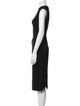 Diane von Furstenberg Crew Neck Midi Length Dress