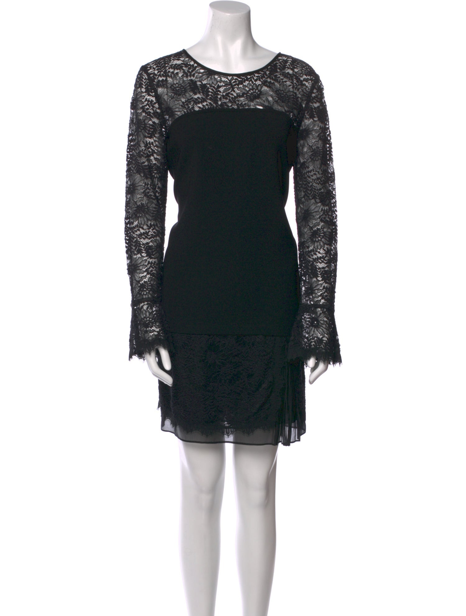 Diane von Furstenberg Lace Pattern Mini Dress