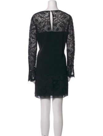 Diane von Furstenberg Lace Pattern Mini Dress
