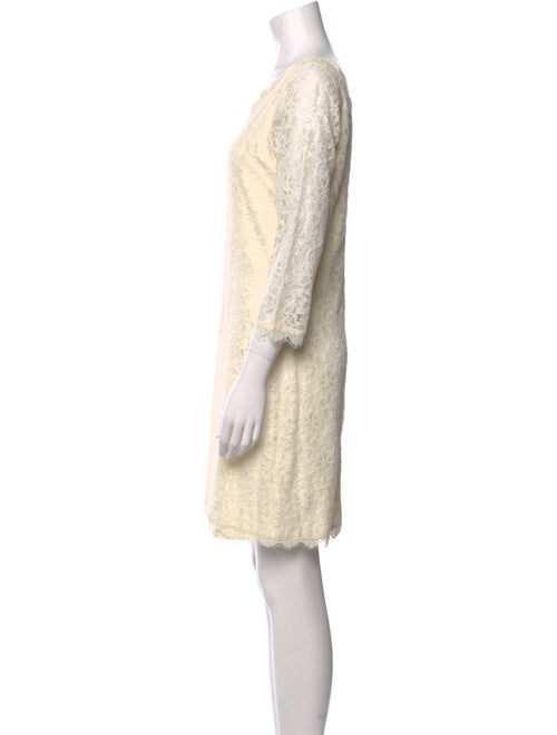 Diane von Furstenberg Scoop Neck Mini Dress