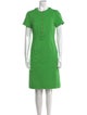 Diane von Furstenberg Crew Neck Knee-Length Dress