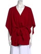 Diane von Furstenberg Silk V-Neck Blouse