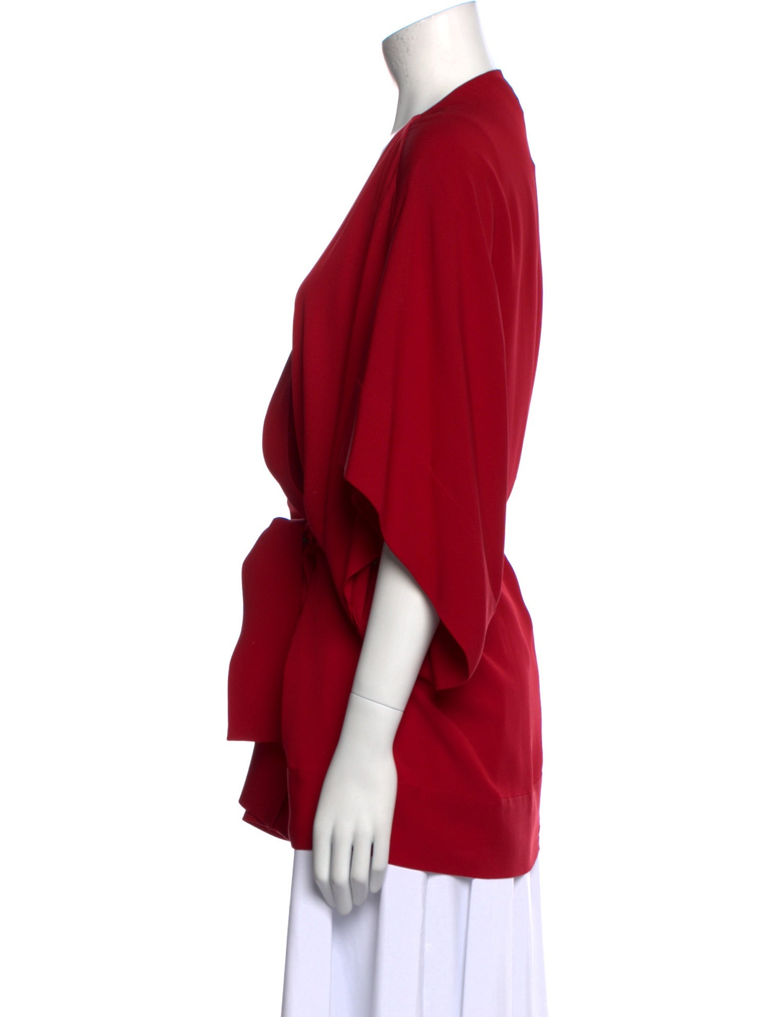 Diane von Furstenberg Silk V-Neck Blouse