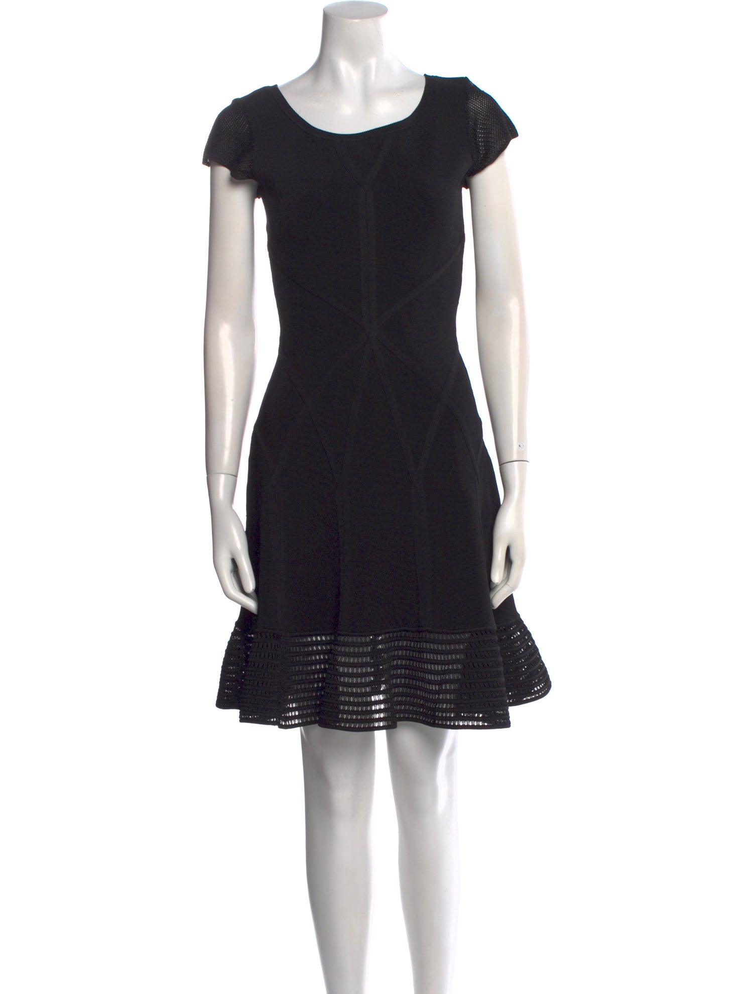Diane von Furstenberg Scoop Neck Mini Dress