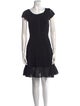 Diane von Furstenberg Scoop Neck Mini Dress