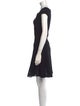Diane von Furstenberg Scoop Neck Mini Dress