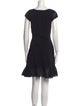 Diane von Furstenberg Scoop Neck Mini Dress