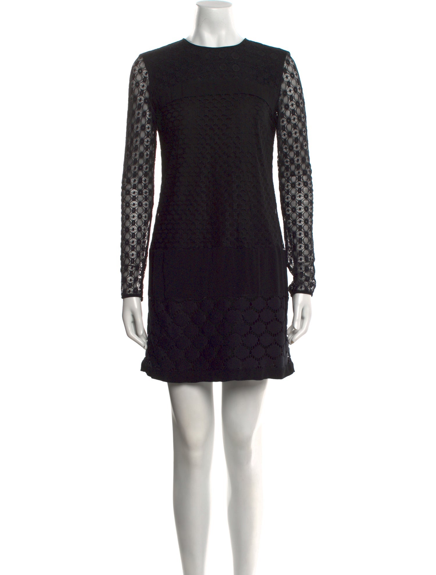 Diane von Furstenberg Crew Neck Mini Dress