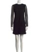Diane von Furstenberg Crew Neck Mini Dress