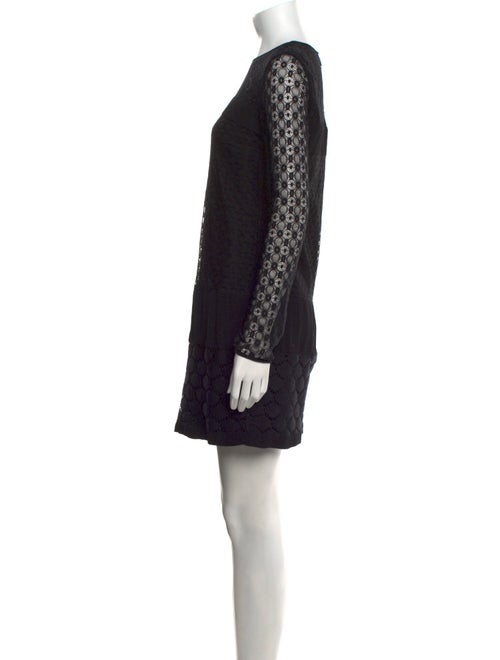 Diane von Furstenberg Crew Neck Mini Dress