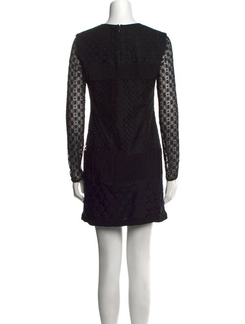 Diane von Furstenberg Crew Neck Mini Dress