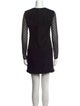 Diane von Furstenberg Crew Neck Mini Dress