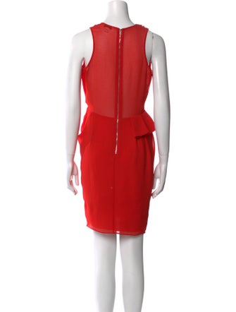 Diane von Furstenberg Cowl Neck Mini Dress