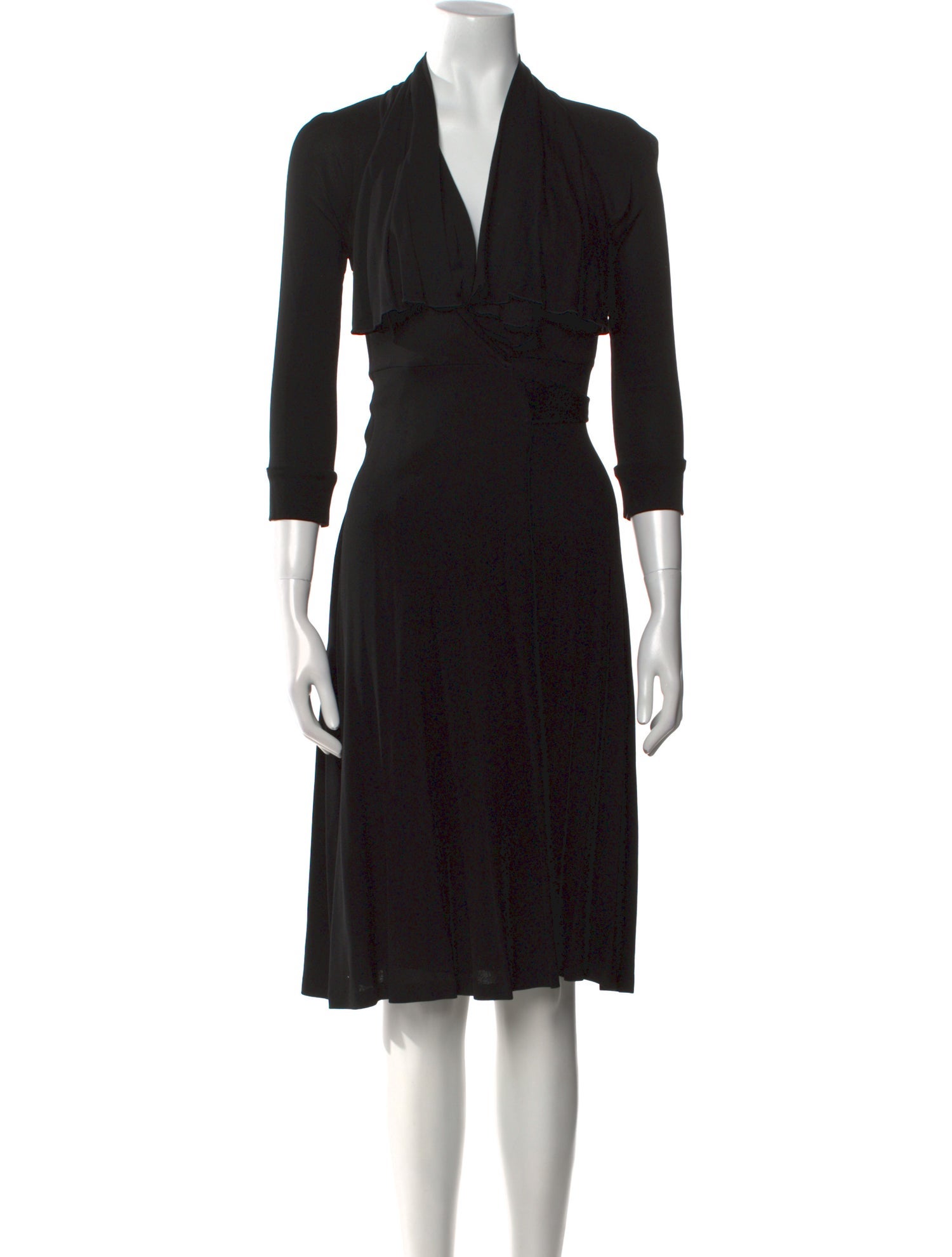 Diane von Furstenberg V-Neck Midi Length Dress