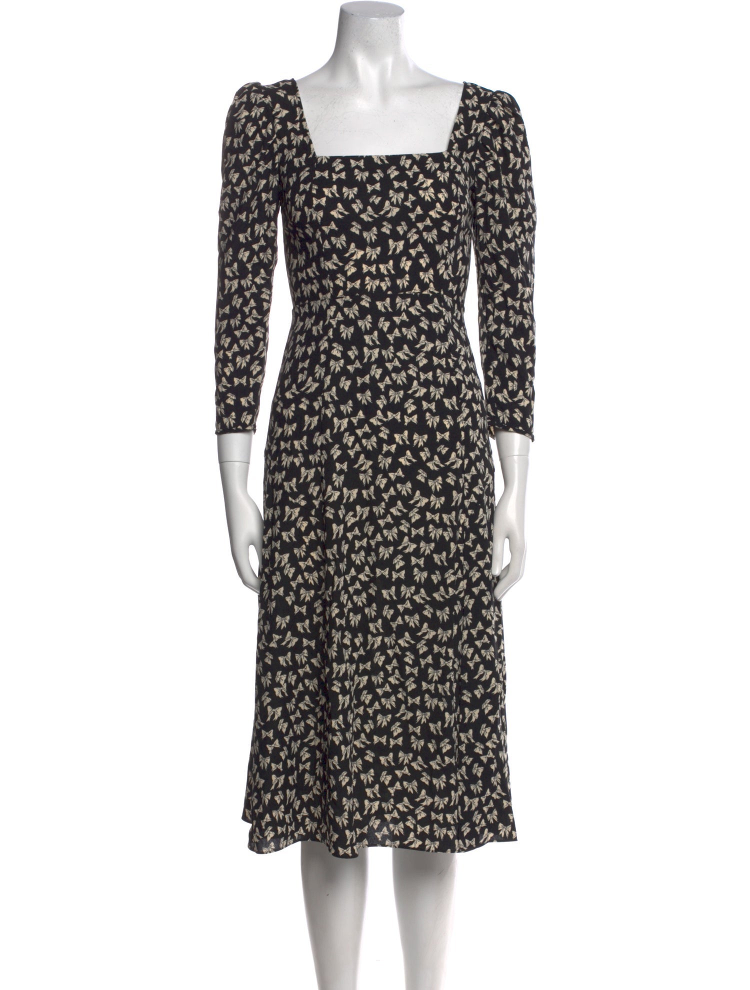 Diane von Furstenberg Printed Midi Length Dress w/ Tags