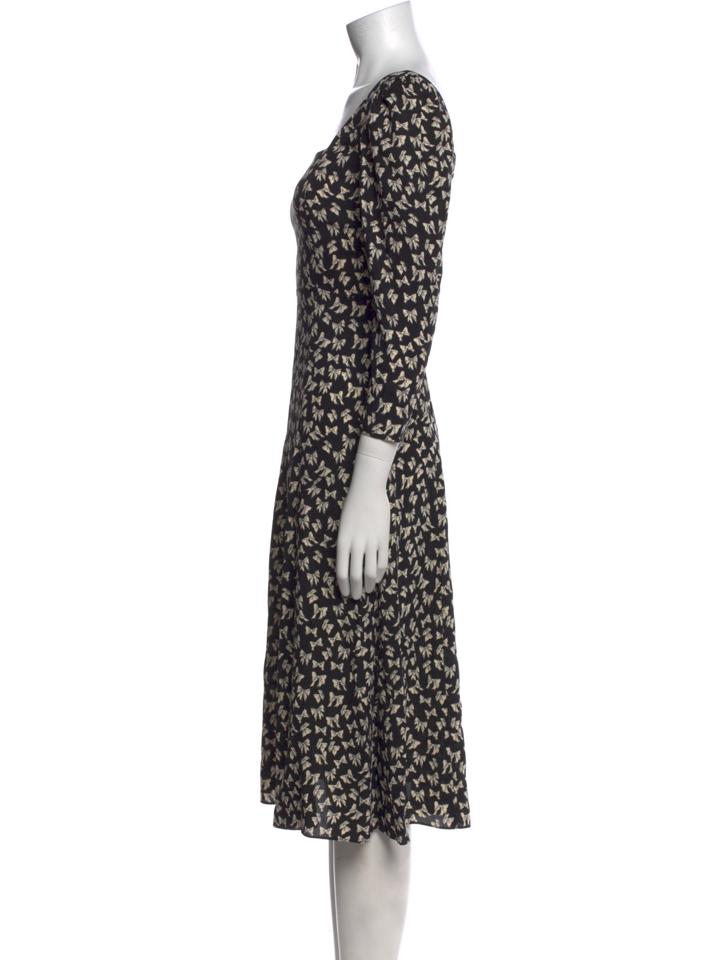 Diane von Furstenberg Printed Midi Length Dress w/ Tags