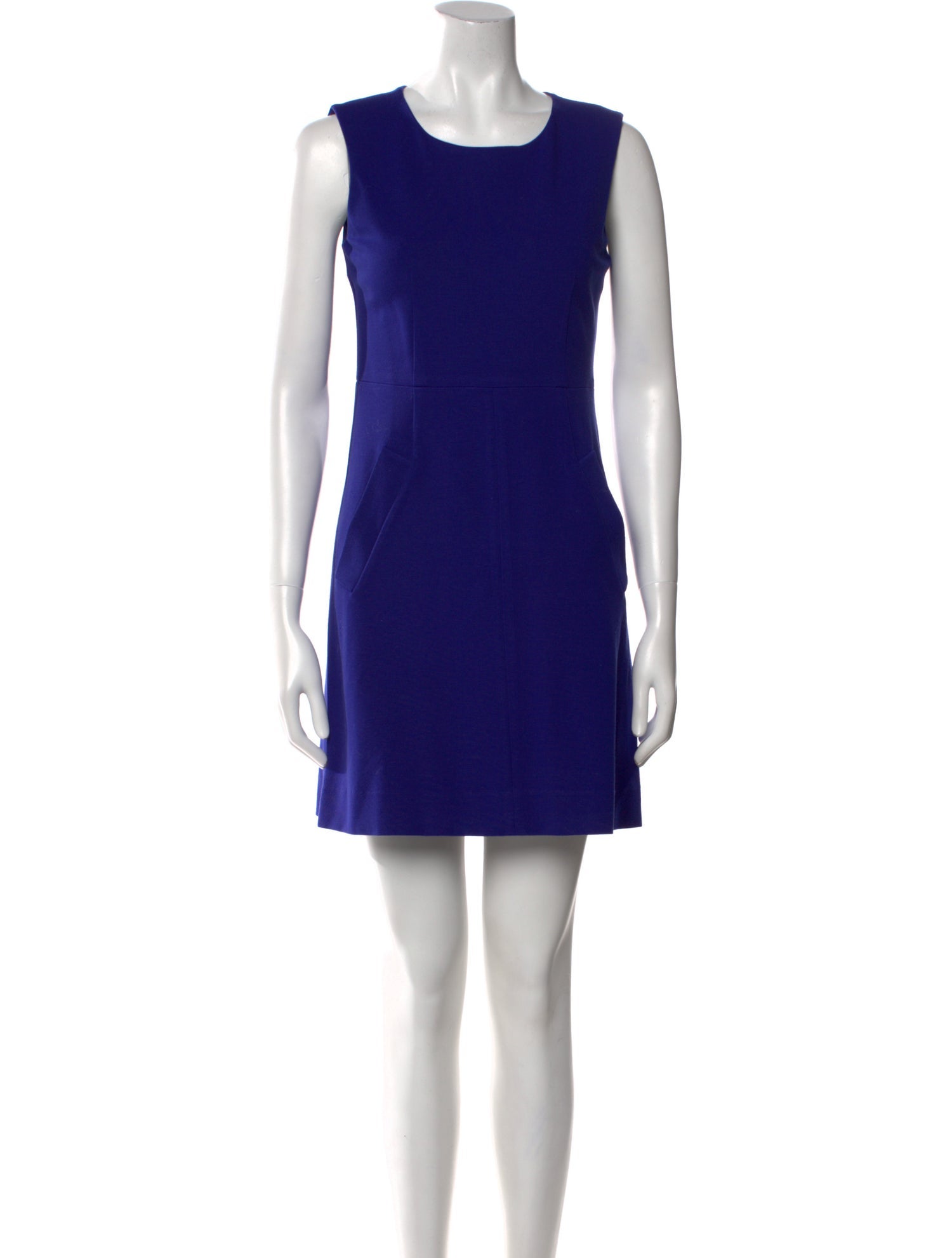 Diane von Furstenberg Scoop Neck Mini Dress