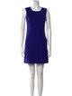 Diane von Furstenberg Scoop Neck Mini Dress